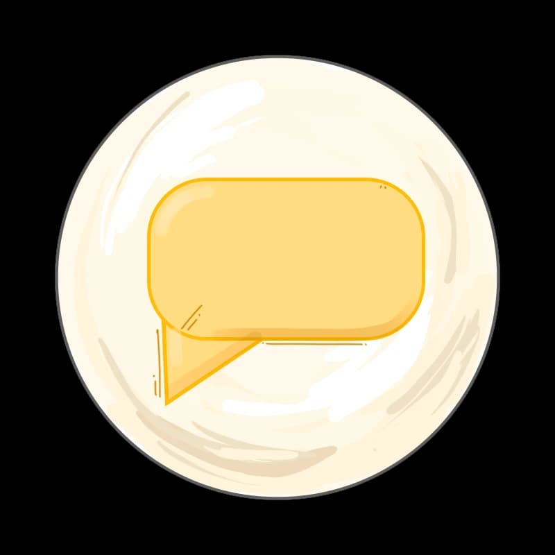 Message icon showing communication