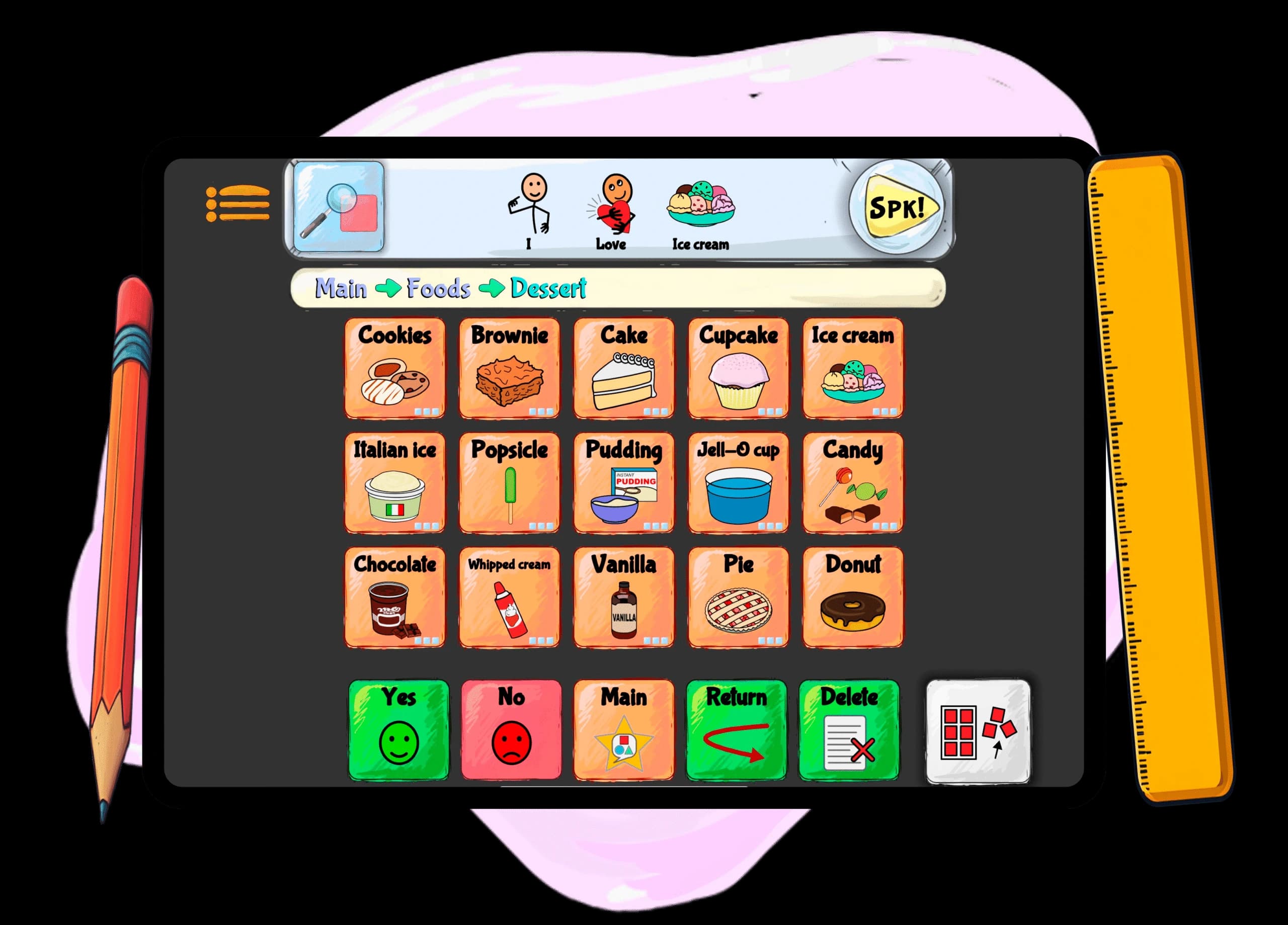 Image of a game in the Spkeasy app