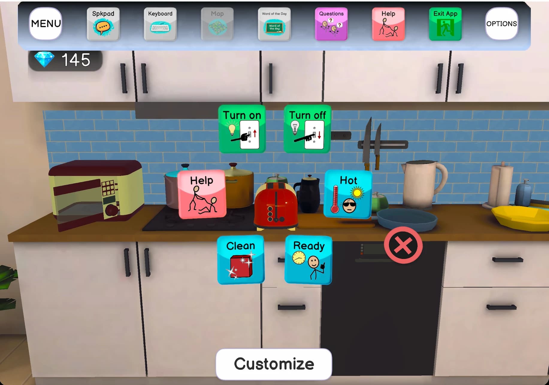 Spkeasy 3D house scene