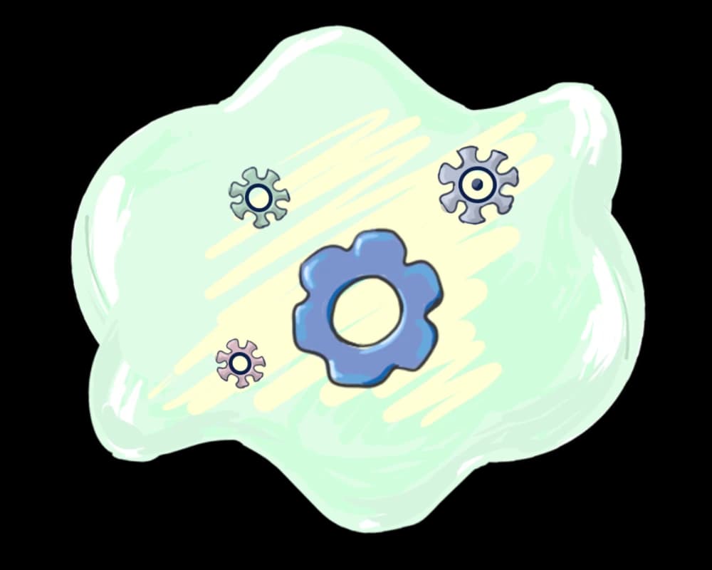 Image of a settings cog indicating customizability of the app