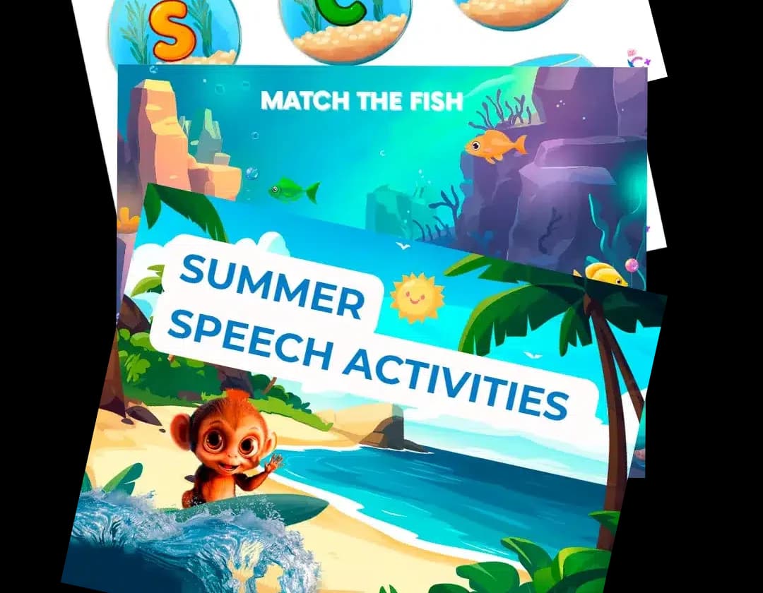 Summer Speech Activity Sheets